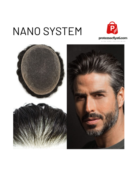 Protez Saç  Ultra Doğal 8x10 Nano System %100 İnsan Saçı İnce Ten Görünümü